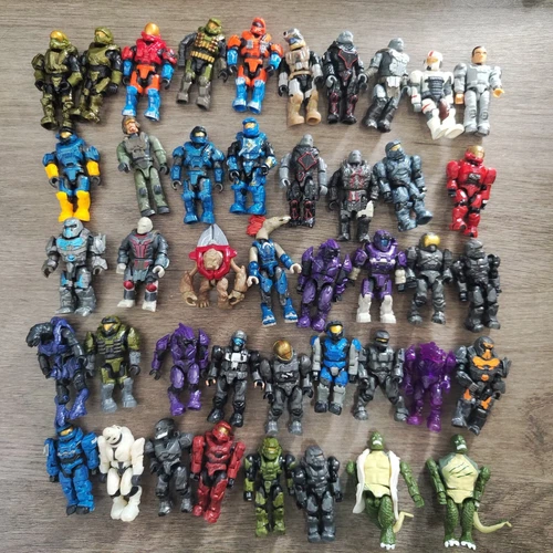 Random 20PCS Halo Mega Construx Blocks Spartan Master Chief Grunt Elite Figure - Picture 2 of 8