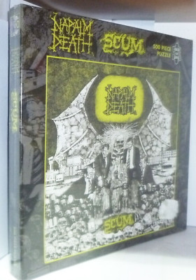 PUZZLE 500 TEILE TEILE - NAPALM DEATH - SCUM (Rock Saws) NEU & VERSIEGELT