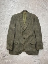 Vintage Magee Handwoven Donegal Tweed Blazer Pure Wool Irish Jacket