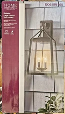 HDC Blakeley 19.25" Transitional 2-Light Black Outdoor Wall Light Fixture Sconce