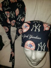 NEW YORK YANKEES Handmade SURGICAL SCRUB CAPS