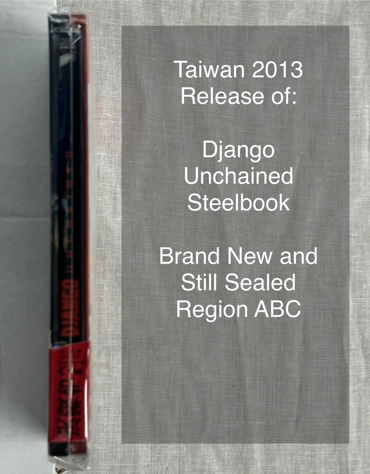 Django Unchained Blu-ray Steelbook Taiwan Release - Brand New Sealed - Image 3 of 3