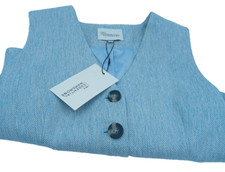 My Essential Wardrobe Elisa Vest Waistcoat Light Blue 36. Cl52