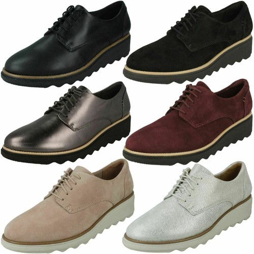 Mujer Clarks Zapatos Elegantes con Cordones - Sharon Noel | eBay