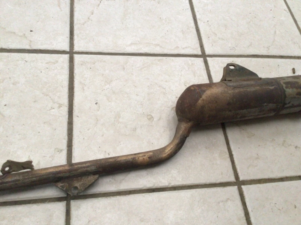 1986 HONDA XR80R XR 80 R EXHAUST MUFFLER ASSEMBLY 18300-GN1-000 NO BAFFLE - Изображение 2 из 4