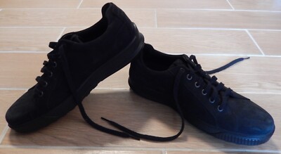 ECCO Byway 501594 Black Nubuck Leather Men's Casual Sneakers Shoes US 10-10.5