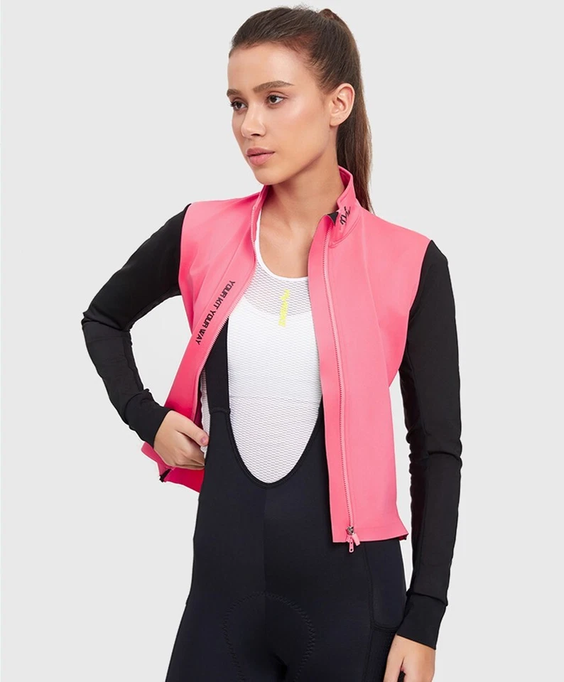 Women Cycling Jacket Road Bike Jersey Outdoor Jacket Windproof Top 10-20℃ - image 3 of 4