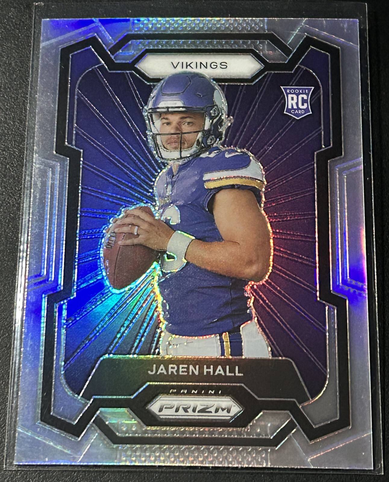 2023 Panini Prizm Variation #337 Jaren Hall RC Silver Prizm Minnesota Vikings