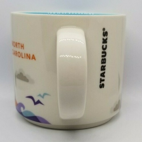 Starbucks You Are Here North Carolina 2015 Lighthouse Graphic Mug 14 fl oz - Picture 4 of 6