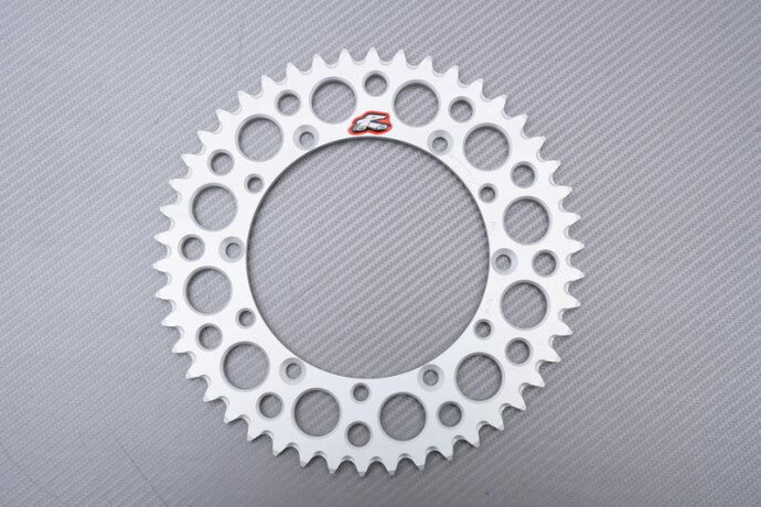 Couronne RENTHAL UltraLight 46 dents pas 520 pour KAWASAKI KX 250 millésimes 1987-1998 112U