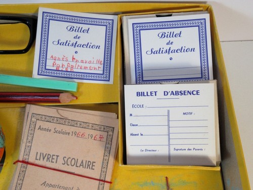 L'ECOLE ENFANTINE jeu de société enfant années 60 avec bonnet d'ane TRANSCAR be - Imagen 7 de 14