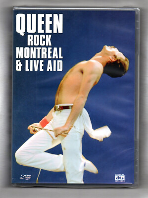 Queen DVD (2 Discs) Rock Montreal & Live Aid Brand New Sealed Made In Brazil