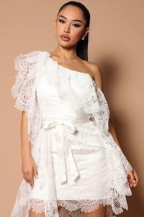 One Shoulder Lace Mini Dress | eBay One Shoulder Lace Mini Dress | eBay