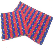 Sports Football Fabric Cotton RARE NEW 25" x 34" plus four 11" x 9.5" pieces