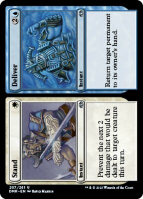 Dominaria Remastered - Stand // Deliver - Foil