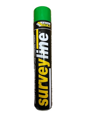 Everbuild Surveyline Semi Permanent Linienmarkierung Grabfarbe GRÜN 700ml