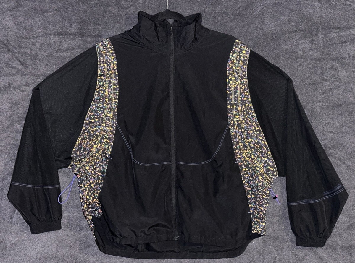 Nike Women's Icon Clash Sheer-Sleeve Packable Running Jacket