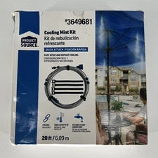 Mist Cooling System Outdoor Portable Garden Patio Mister KIT Water Spray