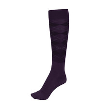Image of Pikeur Knee Checked Socks