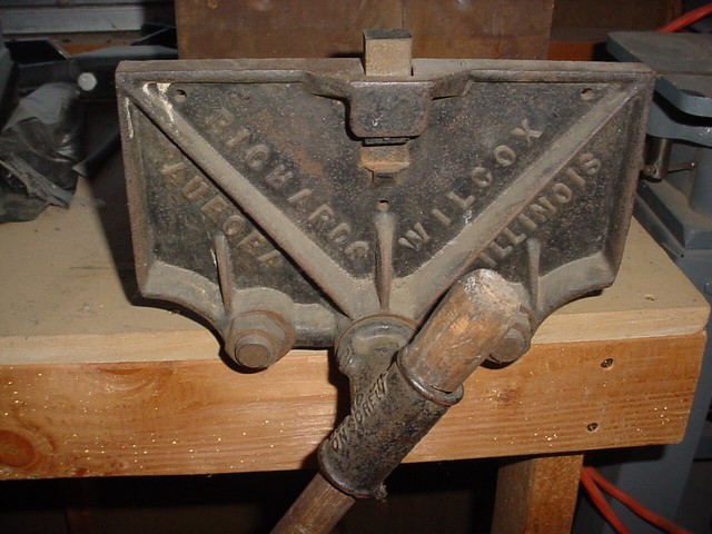 Vintage Columbian Woodworking Vise Under Bench Mount 10r 2a 2 For