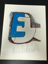 FB28 BOLAFFI ARTE fotolitografia numerata firmata - Andrea Cascella - L'ALFABETO