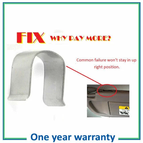 Kit de reparación de clip para parasol interior del conductor izquierdo D111 para Honda Civic 2006-2011 Foto 2 de 4