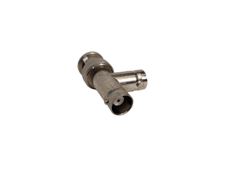 T Shape Adapter Coaxial Signal Splitter BNC Male to 2 Female Connectors E-hook - Picture 6 of 10