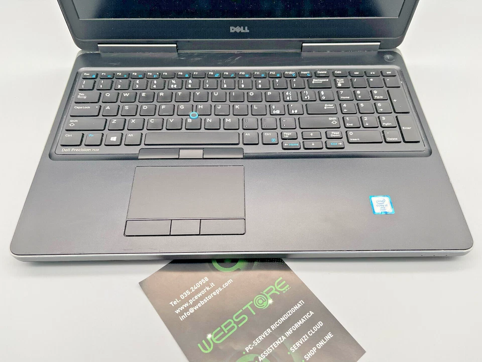 NOTEBOOK DELL PRECISION 7510 i7-6820HQ 8GB RAM 256GB SSD 15,6" INTEL FHD W10PRO - Immagine 4 di 4