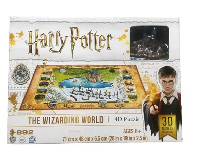 Harry Potter 4D Puzzle ''The Wizarding World'' 3D Models 892 Pieces NEW#66
