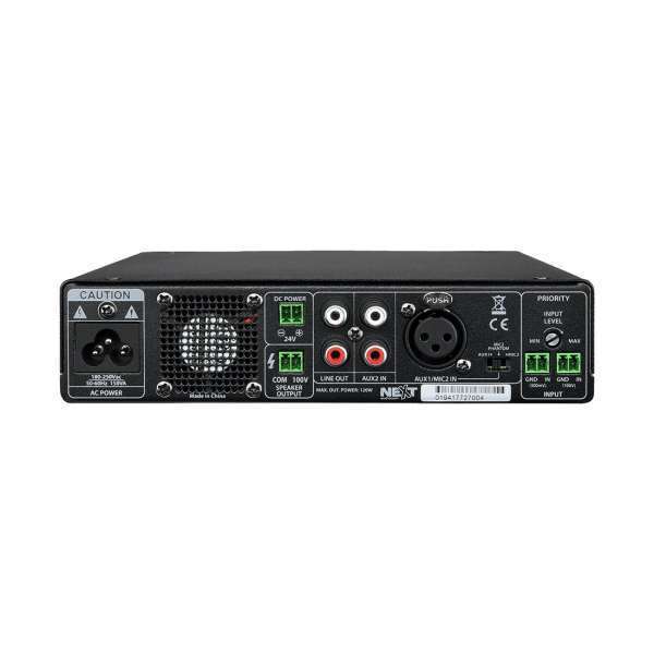 NEXT audiocom 8W4MX120 100V Lautsprecher-Set 1 Zone mit Verstärker und Bluetooth