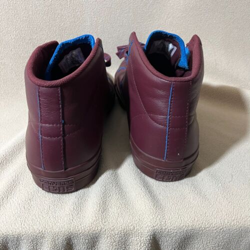 Converse One Star Pro Bordeaux Leather Lunarlon Shoes 155519C Mens 10.5 Wms 12.5 - Picture 3 of 8