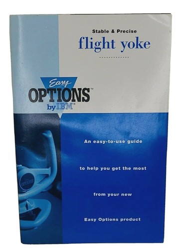 Vintage IBM Easy Options FLIGHT YOKE with box and manual - Picture 5 of 5