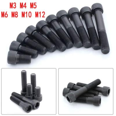 M3/M4/M5/M6/M8 12.9 Grade Alloy Steel Allen Hex Socket Cap Head Screw Bolt 10pcs