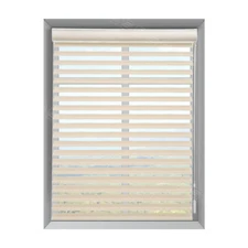 Shangri-La Roller Shades Zebra Sheer Blinds Corded Light Filtering Shades
