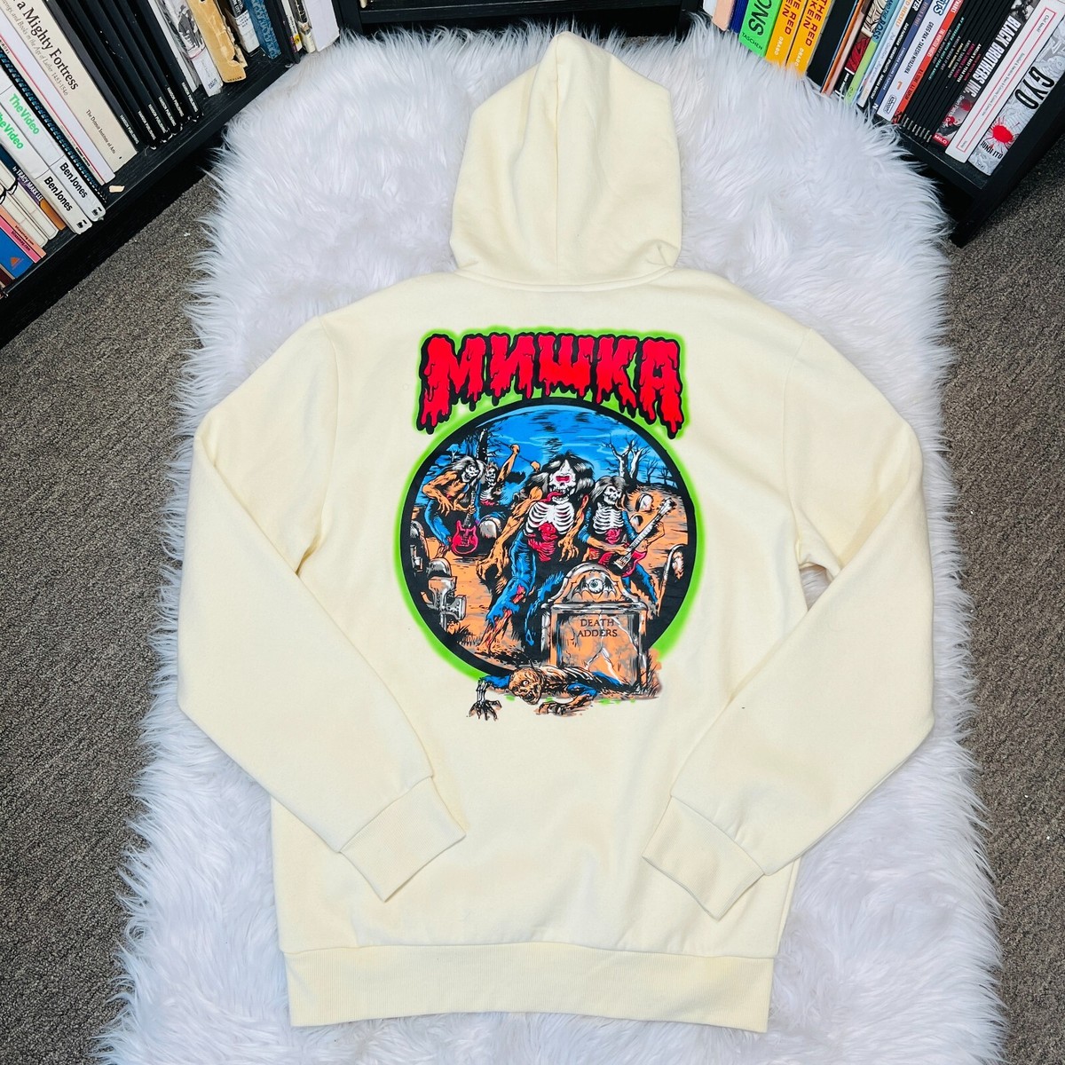 MISHKA DEATH ADDERS BAND HOODIE MNWKA YELLOW SIZE MEDIUM | eBay