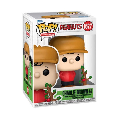 Peanuts Charlie Brown with Tree (Holiday) Pop! Vinyl - Imagen 2 de 3