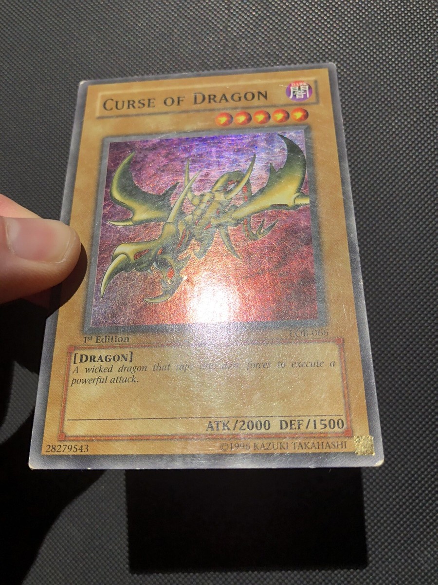 Yugioh Curse of Dragon LOB-066 Super Rare 1ST EDITION NA English