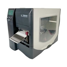 TESTED Zebra ZM400 FedEx Direct Thermal Label Printer USB Ethernet Peel Rewind