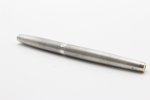 vintage 60er Parker 75 Füllfederhalter Sterling Silber mit 585 Goldfeder - Picture 6 of 9