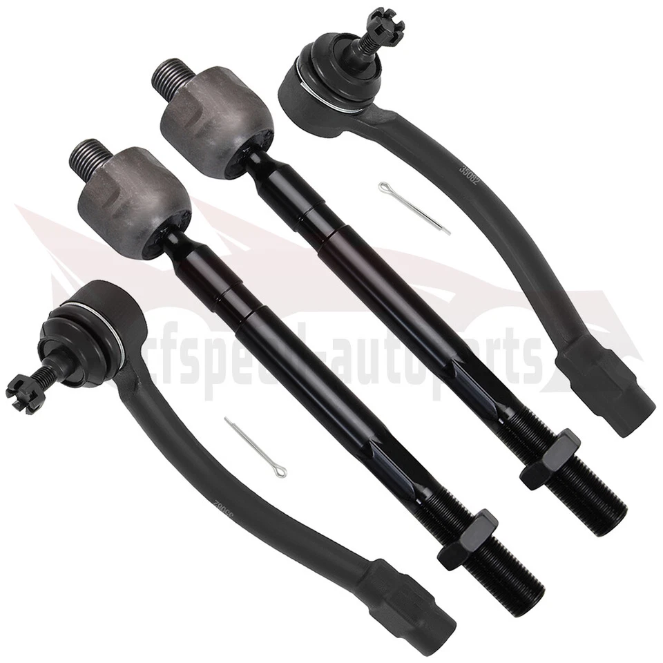 Dirección de extremo de barra de amarre delantera 4 piezas para Hyundai Elantra 2011-2017 Veloster 2012-2017 Foto 3 de 4