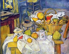 Ceramic Backsplash Tile Mural Impressionist - Still life with Fruit Basket