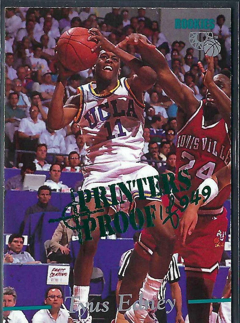 1995 Classic Rookies Printers Proof Tyus Edney