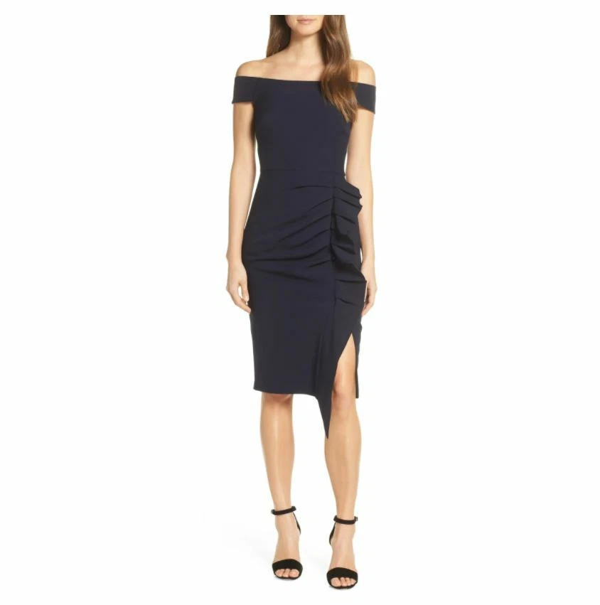 Eliza j off the shoulder sheath dress cheap