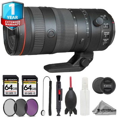 Canon RF 24-105mm f/2.8 L IS USM Z Lens - 10pc 128GB Memory Bundle +1Yr Warranty