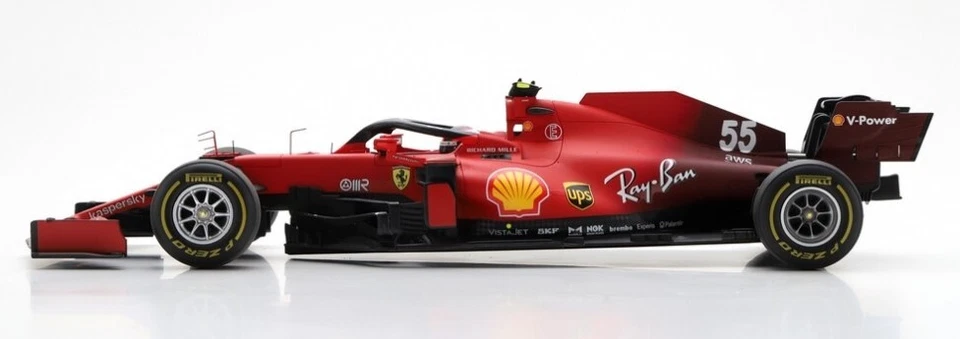 LOOK SMART - FERRARI Scuderia SF21 #55 GP Angleterre 2021 Carlos SAINZ Jr. - ... - Immagine 2 di 3