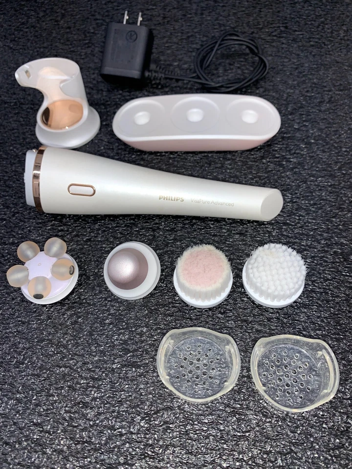 Philips VisaPure Limpiador Facial Sensible Avanzado Masajeador Tonificación Ojos Foto 2 de 3