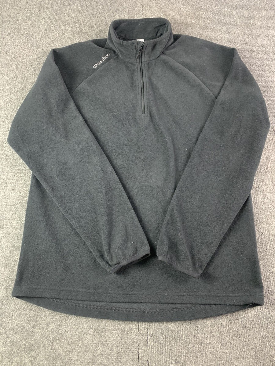 QUECHUA Decathlon Stratermic Mens Long Sleeve 1/4 Zip Fleece