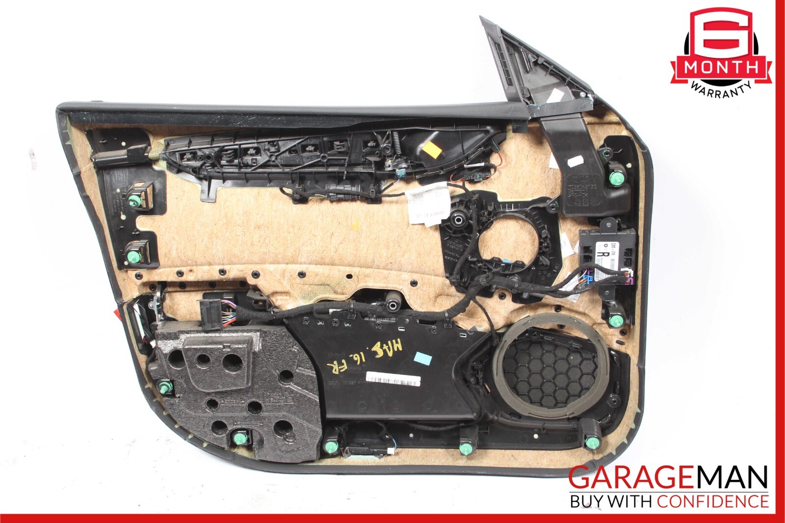 14-17 Maserati Ghibli Front Right Side Interior Door Panel Assembly Black