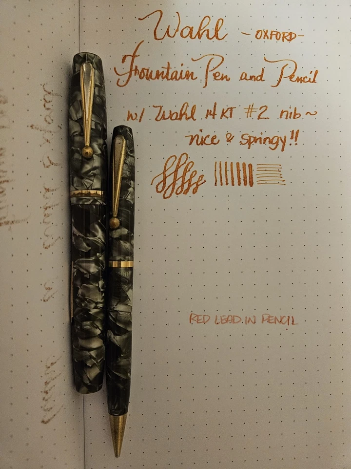 Wahl Oxford by Eversharp Vintage Fountain Pen Nib 14K Gold #2 - Image 2 of 4