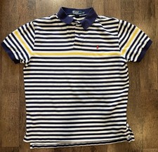 Polo Ralph Lauren Men  s XL Striped Polo Shirt Cotton Short Sleeve
